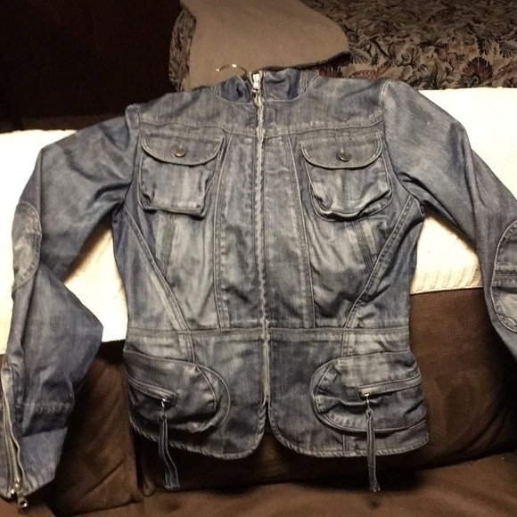 Moto Jean jacket size m - Picture 3 of 3